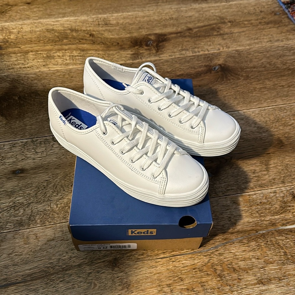Keds Triple Kick Leather Lace Up